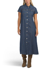 Petite Denim Button Front Dress | Casual Dresses  | Marshalls | Marshalls