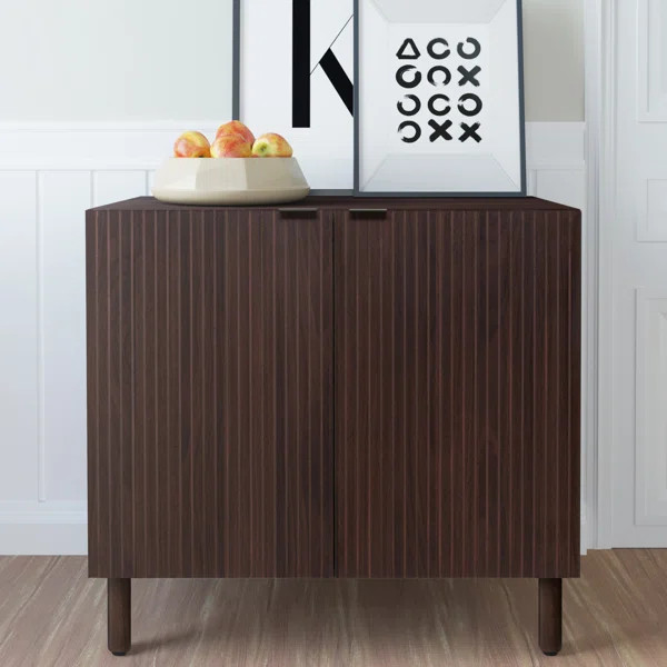 Merk 29'' Tall 2 - Door Accent Cabinet | Wayfair North America