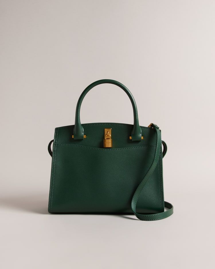 Medium Leather Padlock Handbag | Ted Baker (US)