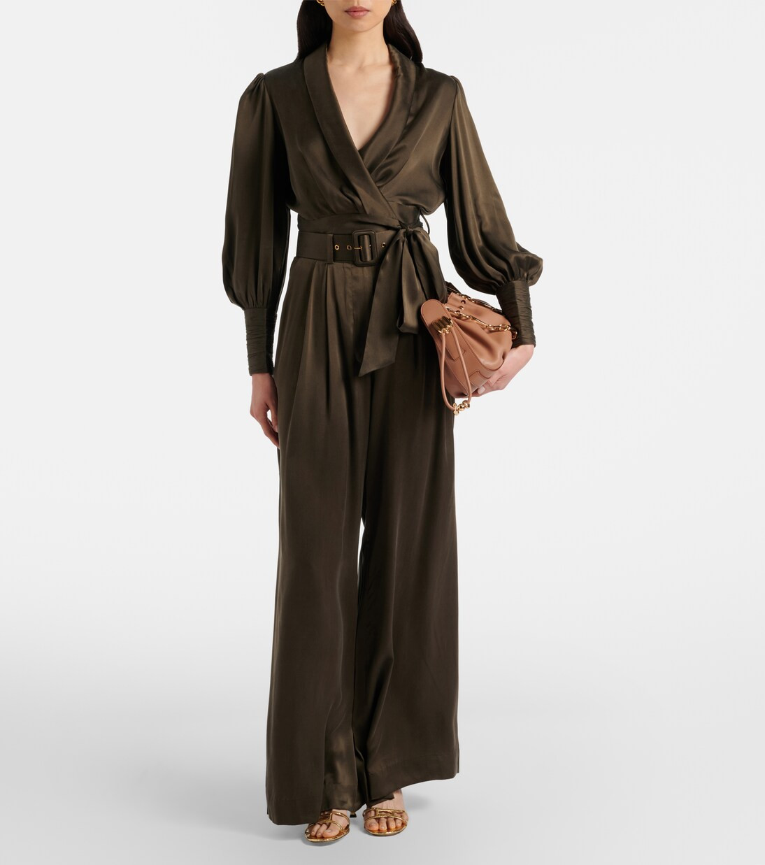 Weite Hose aus Seide | Mytheresa (DACH)