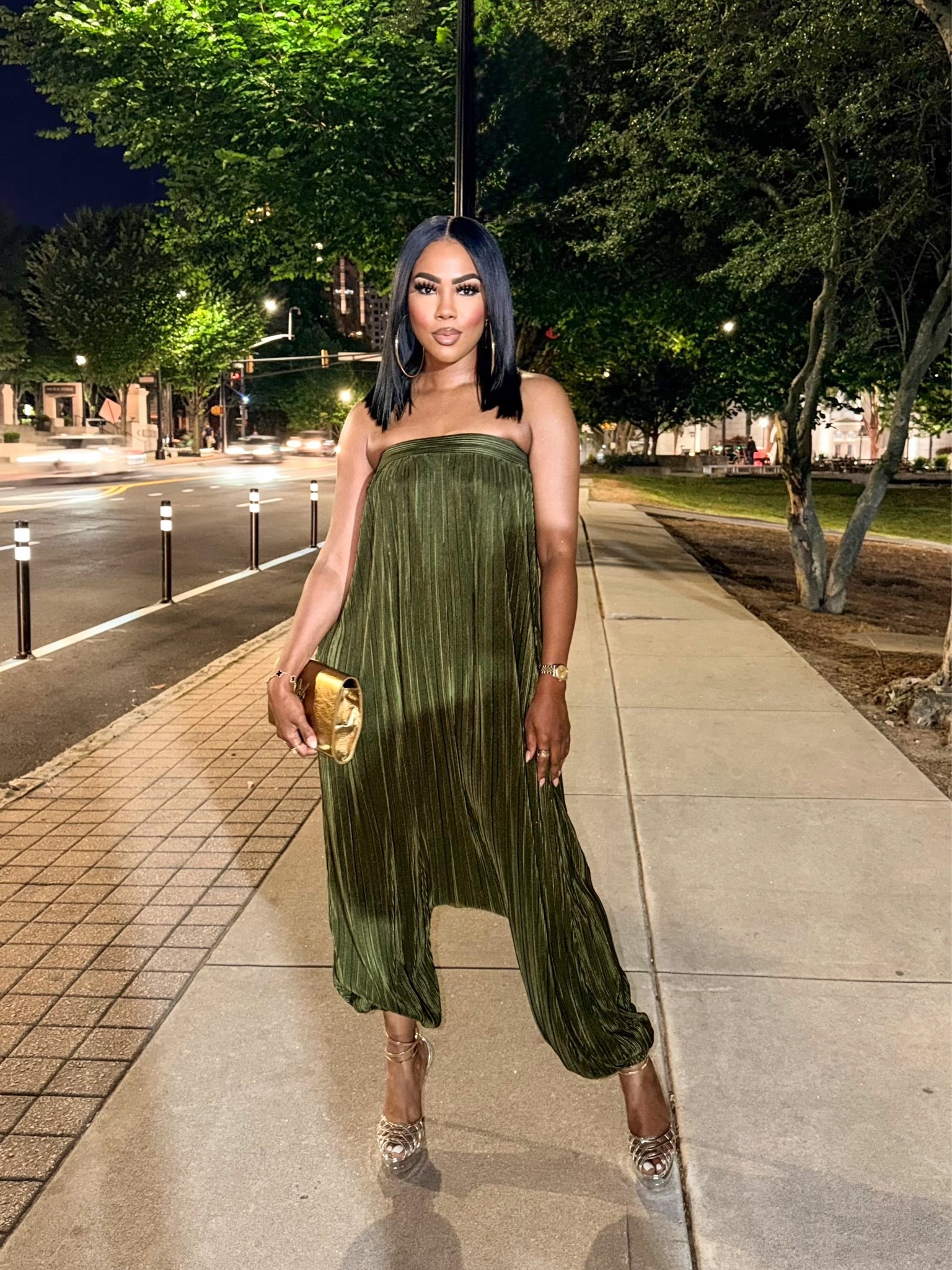 Tonight 🥰🥰 I love this jumpsuit! Definitely ordering it in black!

#LTKgrwm #LTKootd