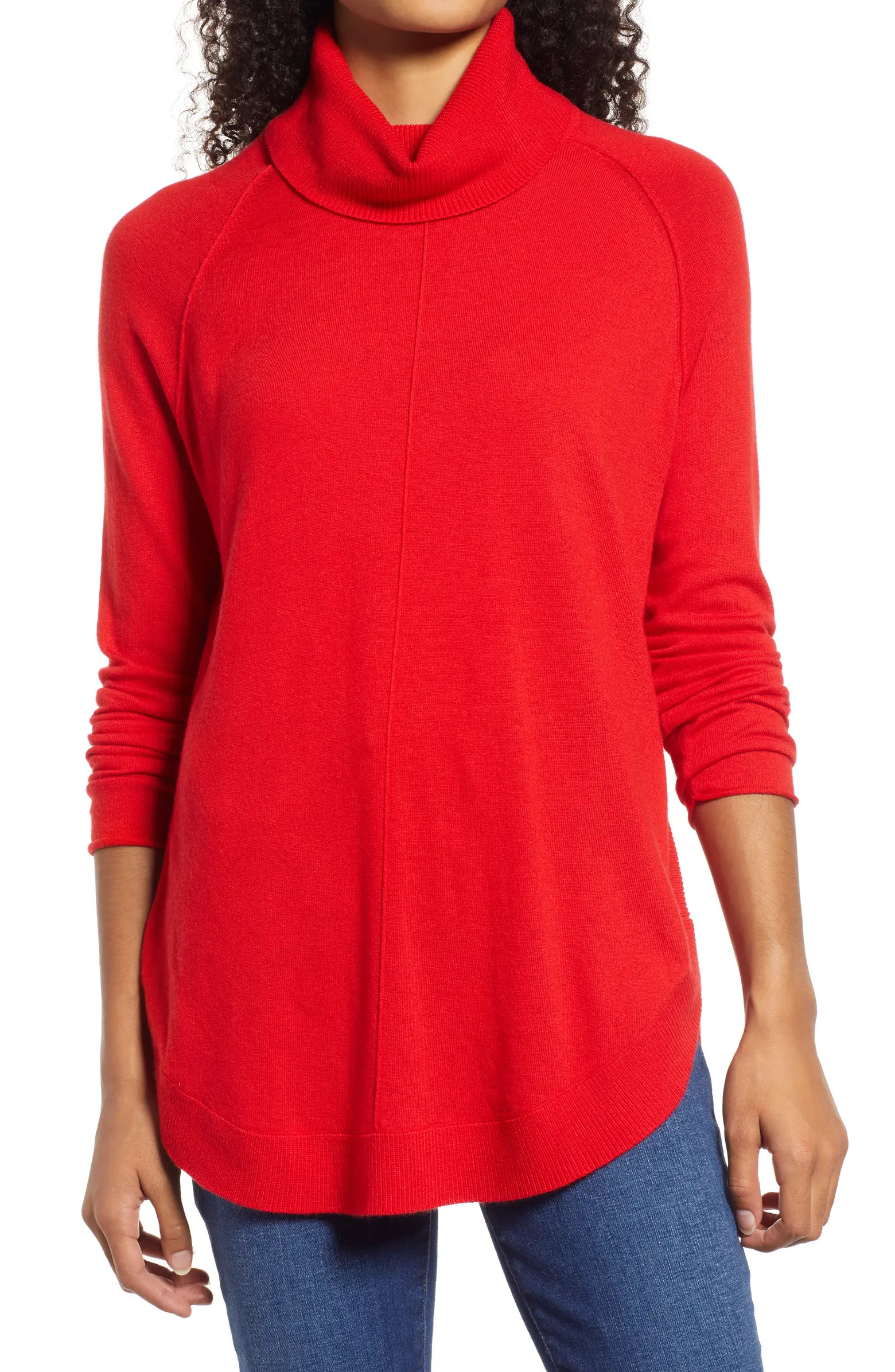 Turtleneck Tunic Sweater | Nordstrom