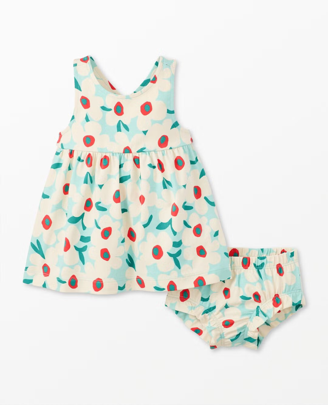 Baby Crossback Dress & Bloomers Set | Hanna Andersson
