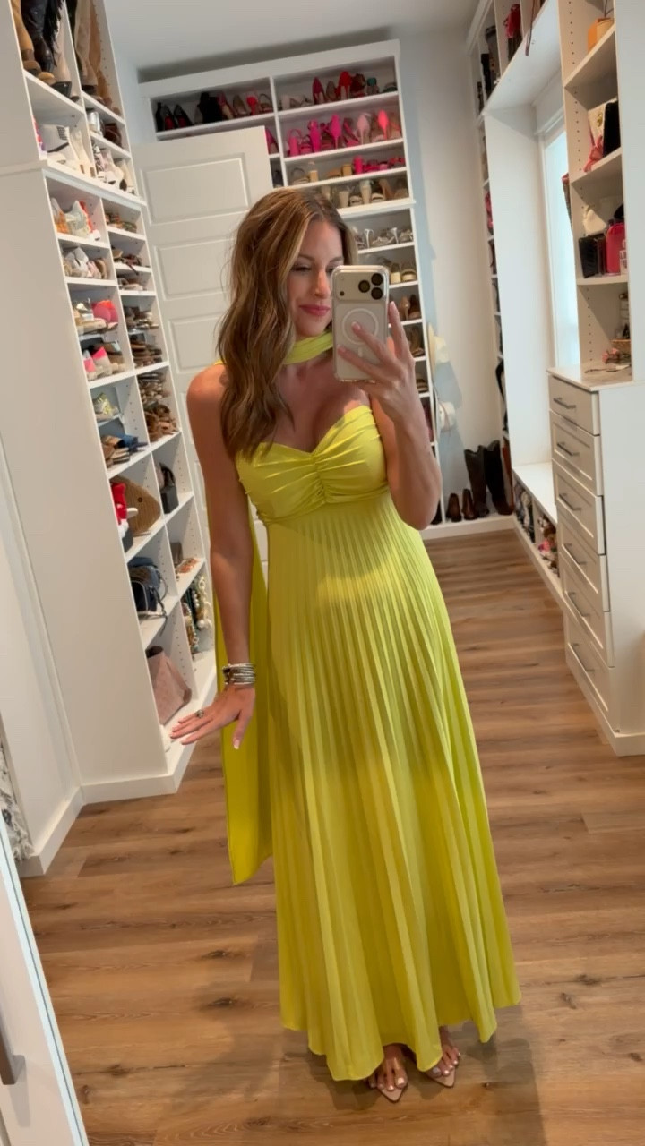 In a small dress, heels and accessories- fits tts.

#LTKgrwm #LTKootd #LTKSeasonal