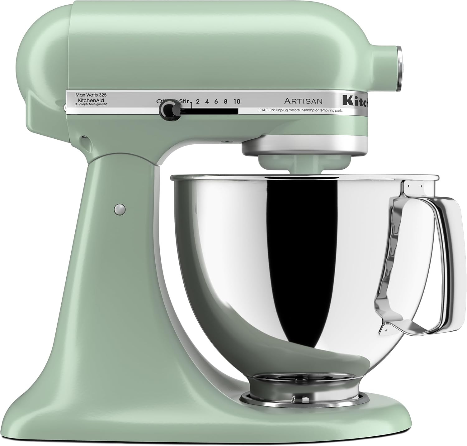 KitchenAid Artisan Series 5 Quart Tilt-Head Stand Mixer, KSM150PSDC, Cardamom | Amazon (US)