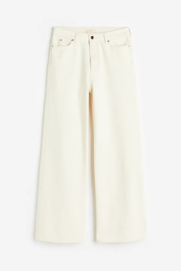 Wide denim trousers | H&M (UK, MY, IN, SG, PH, TW, HK)