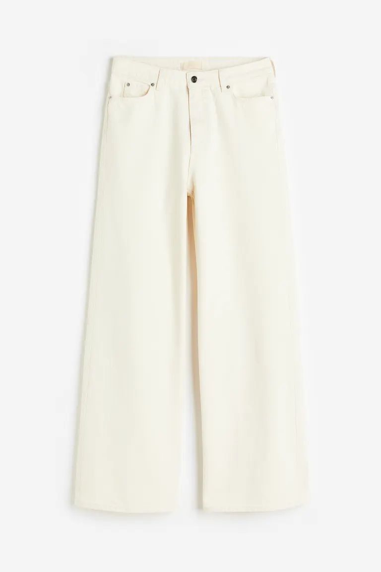 Wide denim trousers | H&M (UK, MY, IN, SG, PH, TW, HK)