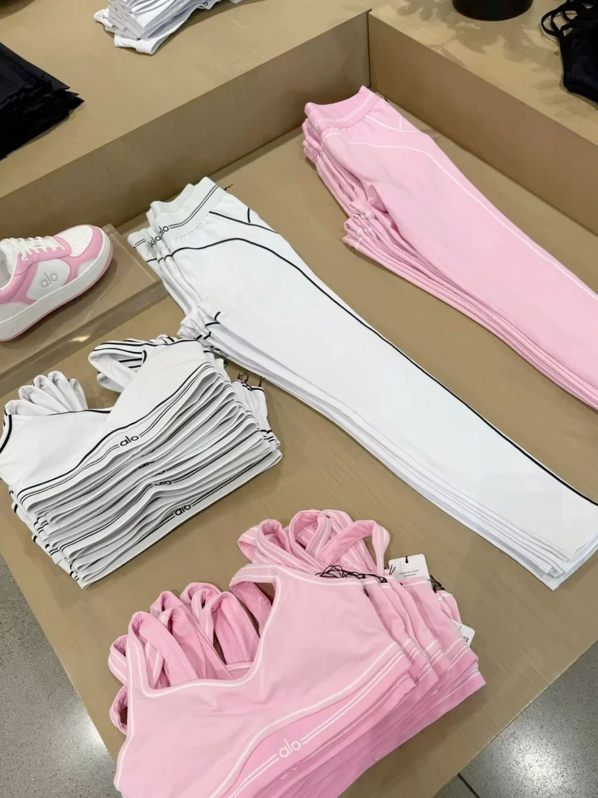 Alo workout sets for spring are incredibly stylish. The combination of pink and white is particularly appealing for all ages | tags: bala bangle weights, bala wrist weights, bala ankle weights, bala pink workout weights, Alo pink set, Alo sets, Alo butter yellow, alo compression, fitness outfit inspo, pink fitness outfit, athletic attire, pink circle weight, Pilates weights, Pilates ring, Pilates circle

#LTKStyleTip #LTKActive #LTKFindsUnder100