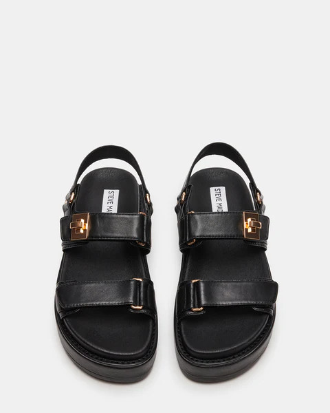 BIGMONA BLACK LEATHER | Steve Madden (US)