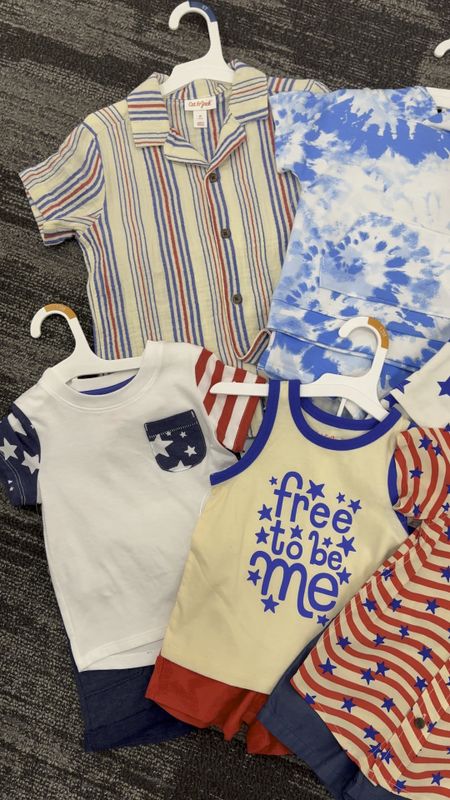 NEW 4th of July / Memorial Day kids outfits at Target! #targetfinds #catandjack #patriotic #toddlerstyle

#LTKkids #LTKfamily #LTKSeasonal