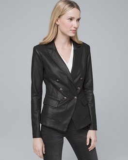 Coated Trophy Jacket | White House Black Market