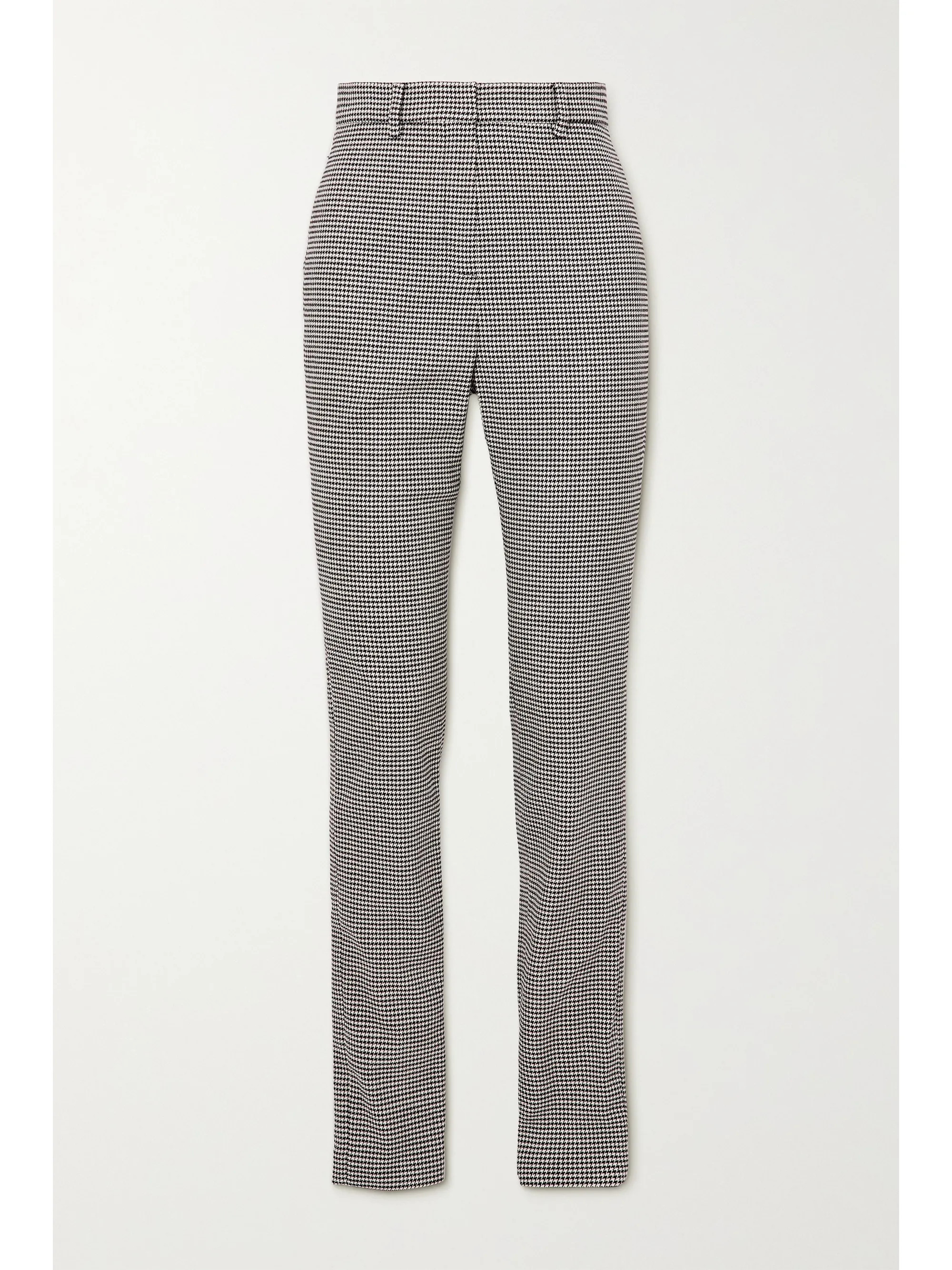 Gray Houndstooth wool-blend slim-leg pants | Magda Butrym | NET-A-PORTER | NET-A-PORTER (UK & EU)