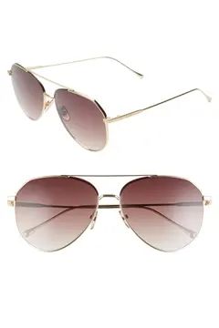 Dash 59mm Aviator Sunglasses | Nordstrom