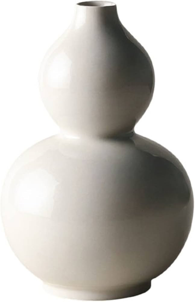 Vase Ceramic Vase 7.3 Inch Small Porcelain Vase New Chinese Style Retro Gourd Flower Arrangement ... | Amazon (US)