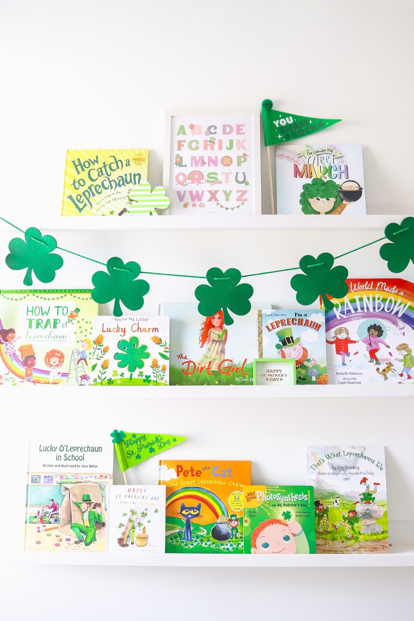 St. Patrick’s Day books for kids 

Leprechaun book / board book / rainbow book / the letter Vee printables / shamrocks / clovers 

#LTKSeasonal #LTKBaby #LTKKids