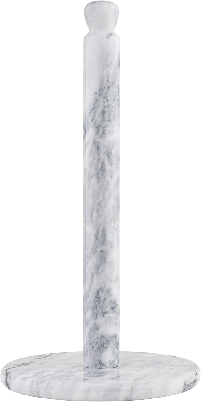 Homeries White Marble Paper Towel Holder – Deluxe Upright Towel Dispenser for Kitchen Counterto... | Amazon (US)