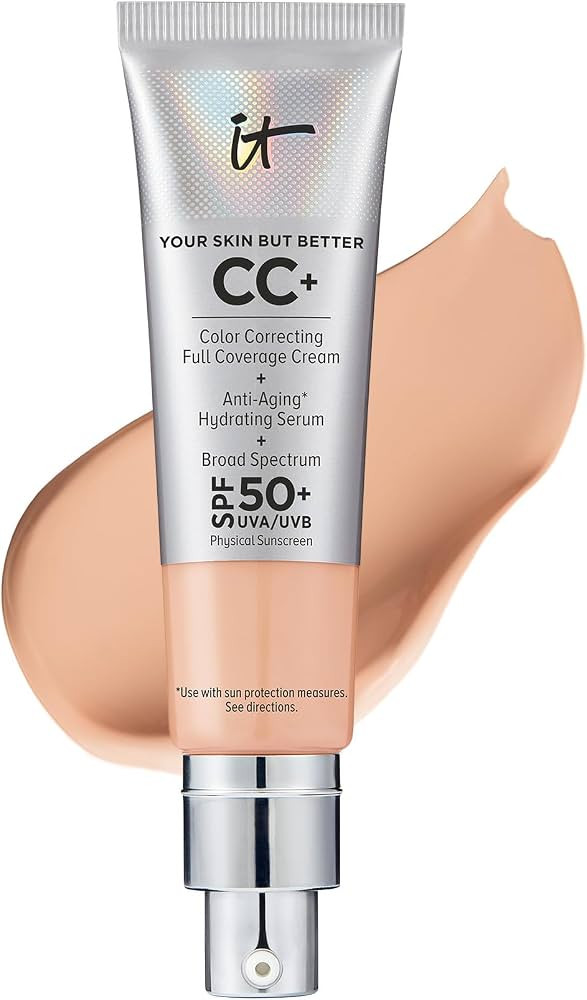 IT Cosmetics CC+ Cream Full-Coverage Foundation 1.08 fl oz | Amazon (US)