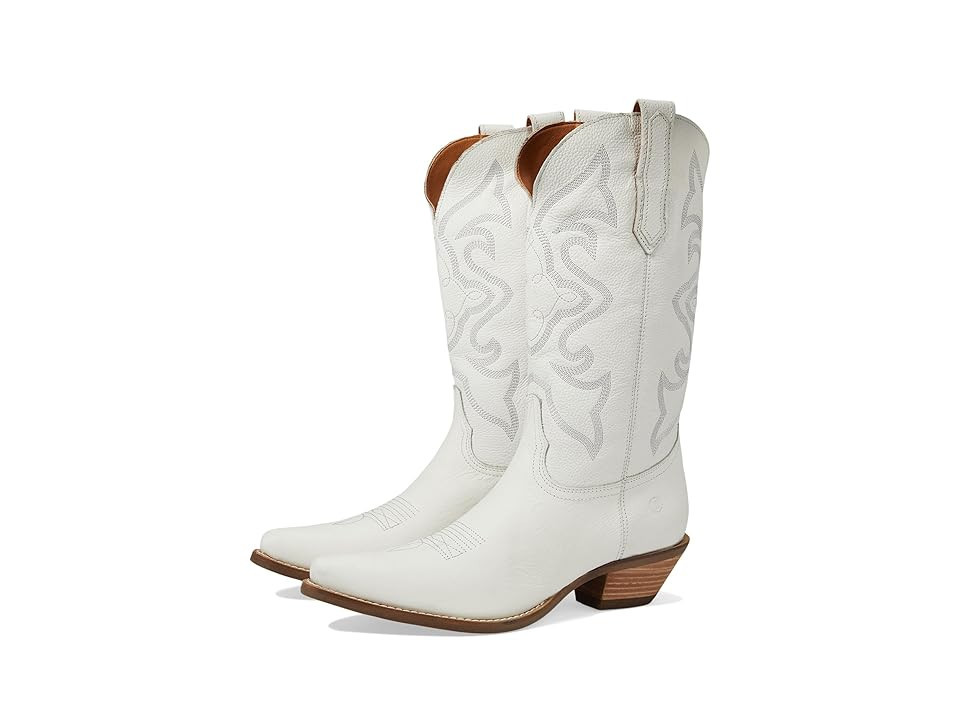 Dingo Out West Cowboy Women's Boots White Smooth : 9 B - Medium, Leather | Zappos