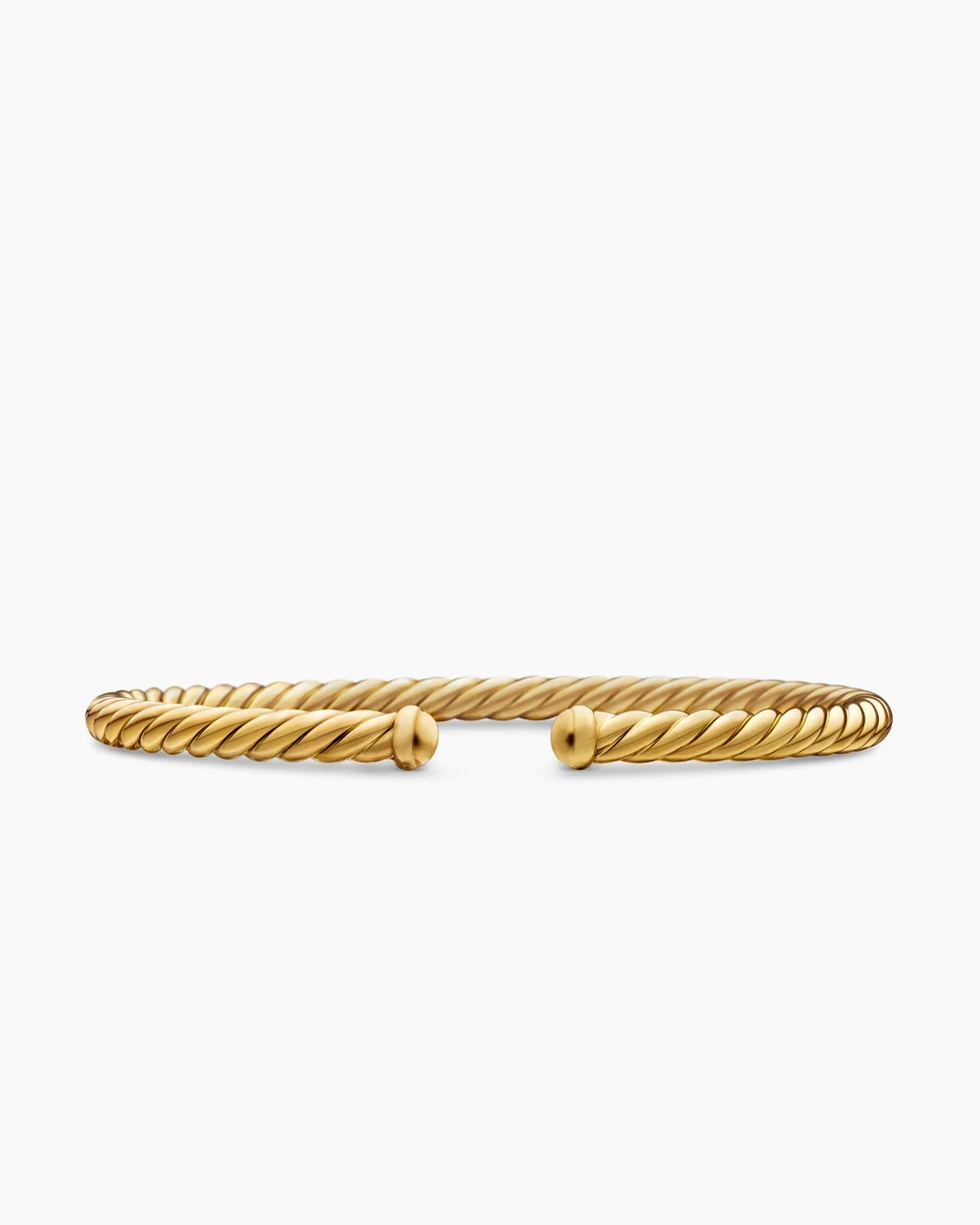 David Yurman | Cable Flex Bracelet in 18K Yellow Gold, 4mm | David Yurman
