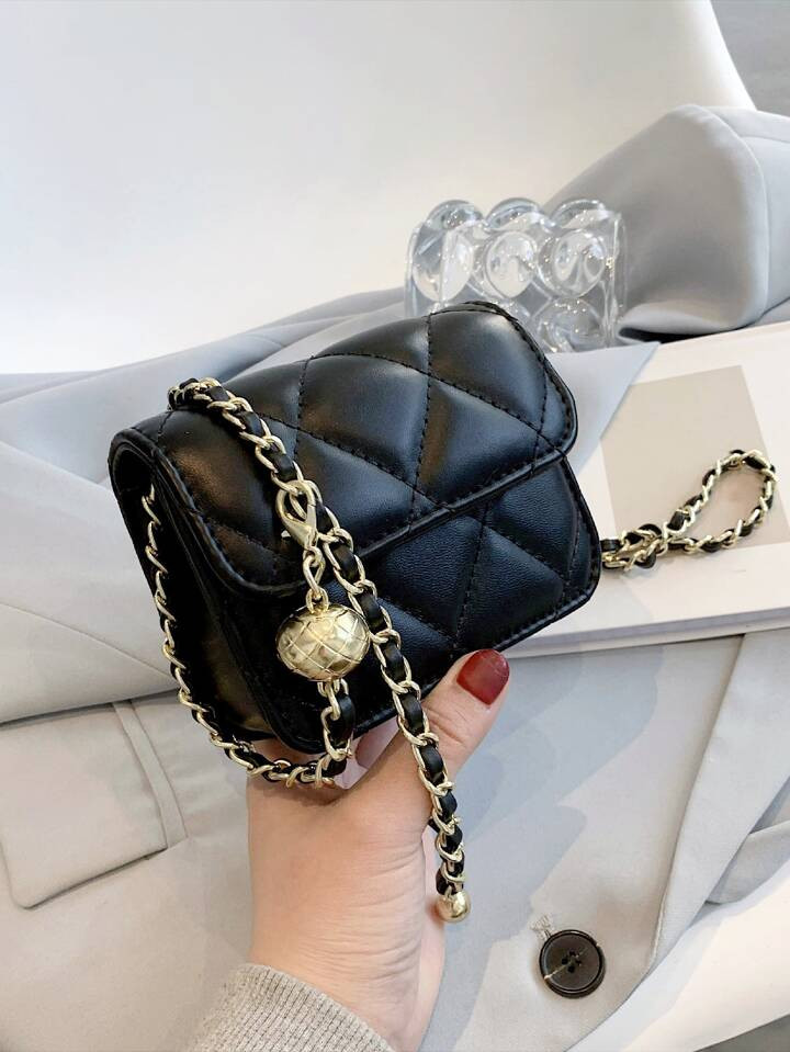 Spring And Summer Trend, Simple And Versatile, Texture, Gold Ball Chain Strap, Can Be Worn Over S... | SHEIN