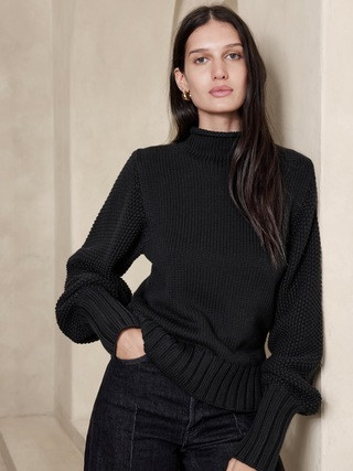 Ilona Cotton-Wool Sweater | Banana Republic (US)