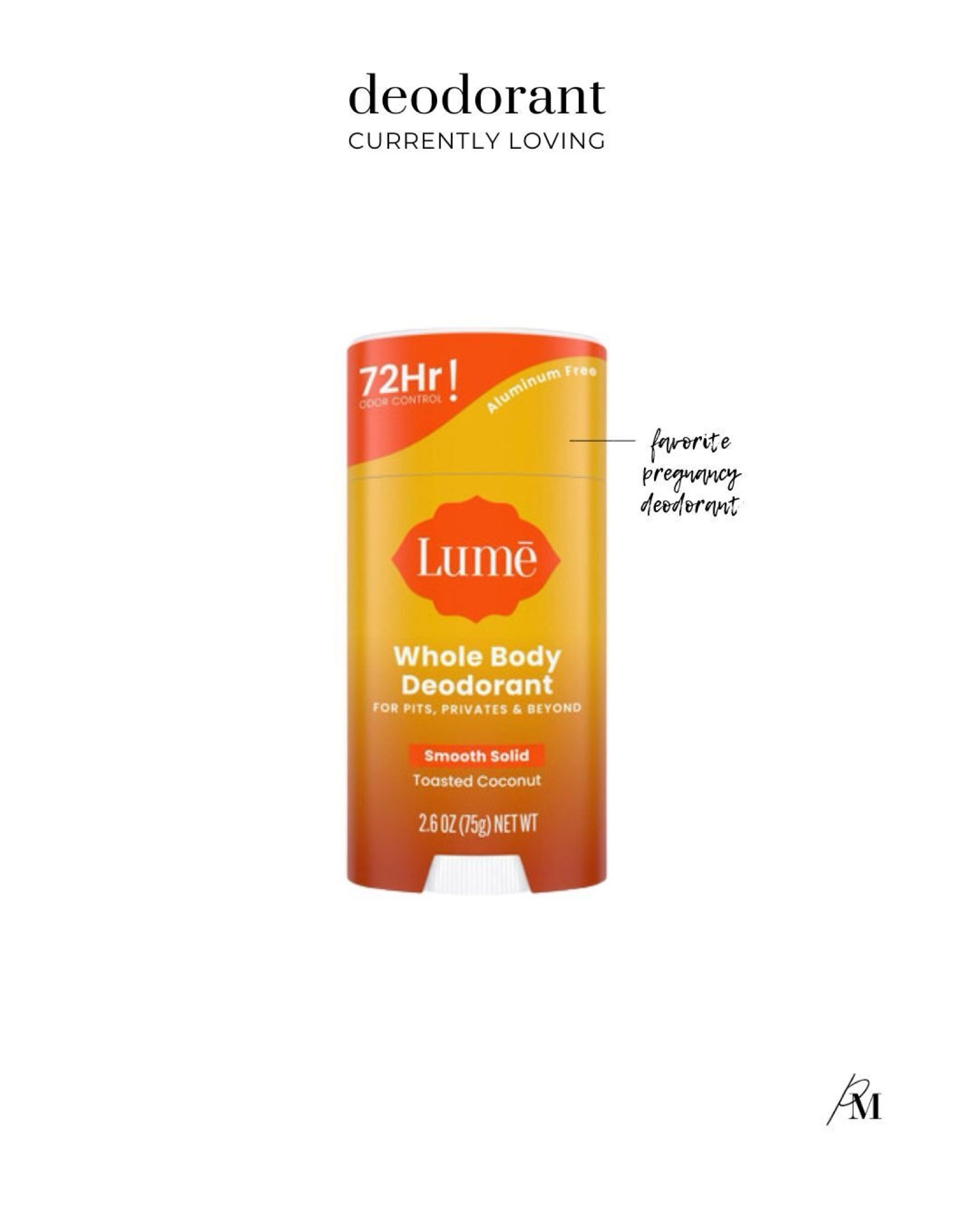 The best pregnancy deodorant! This keeps me smelling fresh all day long. 

#LTKSeasonal #LTKBeauty #LTKStyleTip