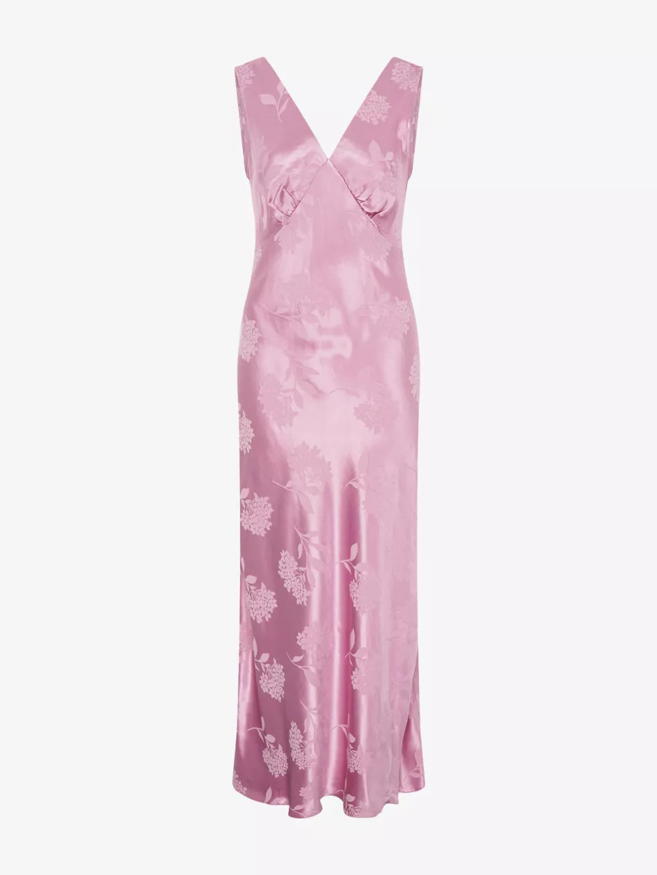 Iris Floral Jacquard Woven Maxi Dress | Selfridges