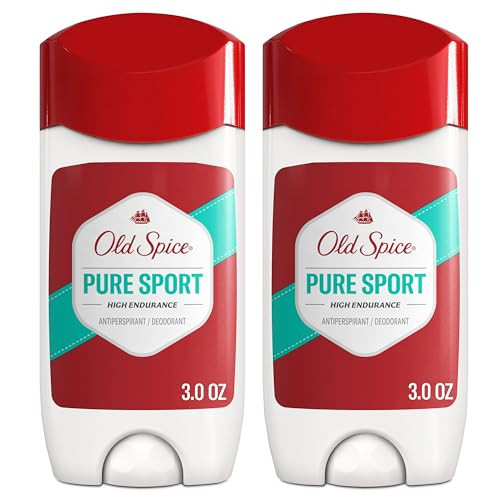 Old Spice Antiperspirant Deodorant For Men, High Endurance, 24/7 Sweat Defense & Odor Protection, 24/7 Freshness & Lasting Scent, Pure Sport Scent, 3.0 oz (Pack of 2) | Amazon (US)