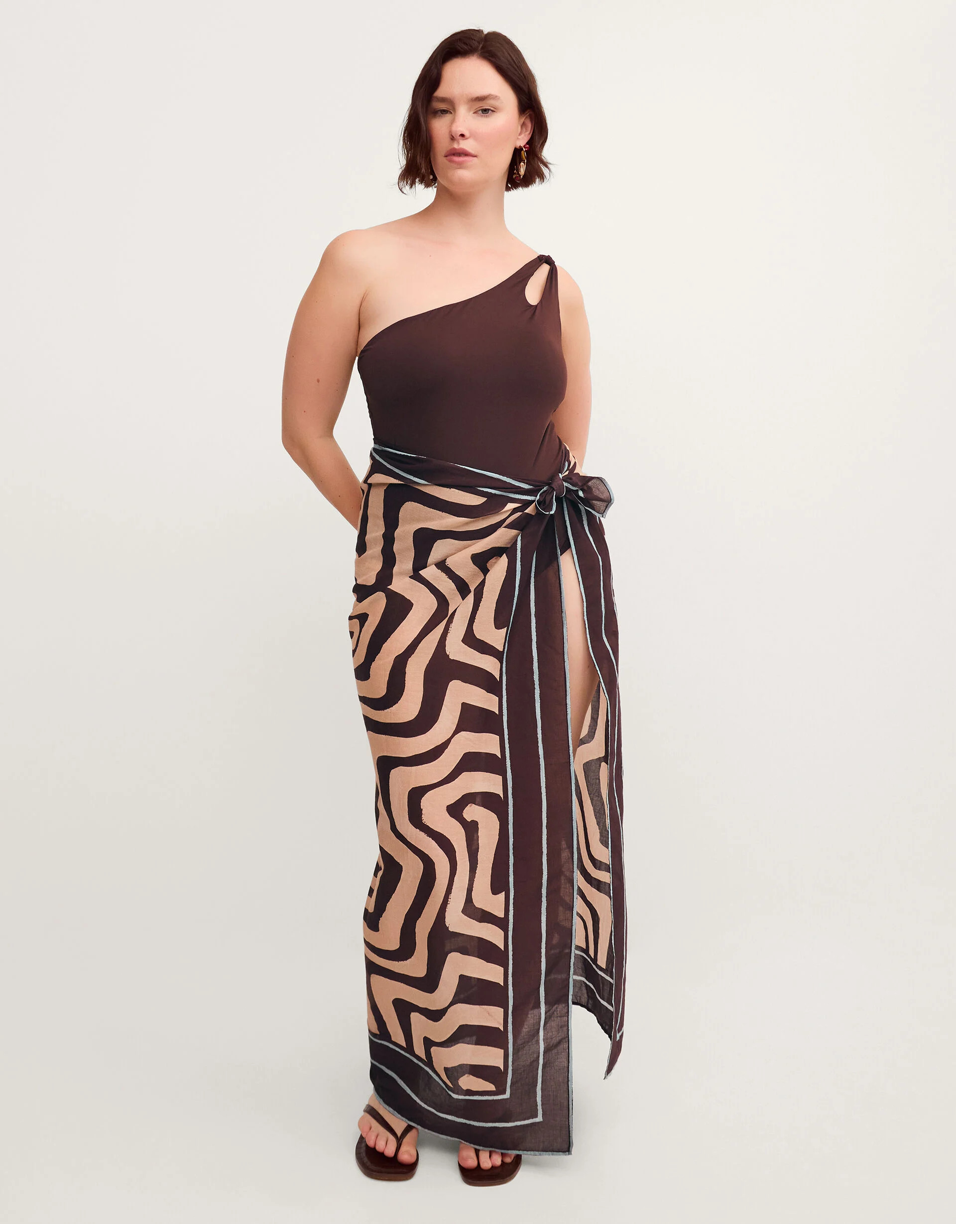 Callie Thorpe x Monsoon Wave Print Sarong | Monsoon (UK)