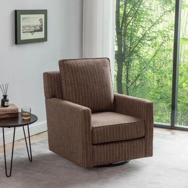 Badia 29.5'' Wide Glider Swivel Club Chair | Wayfair North America