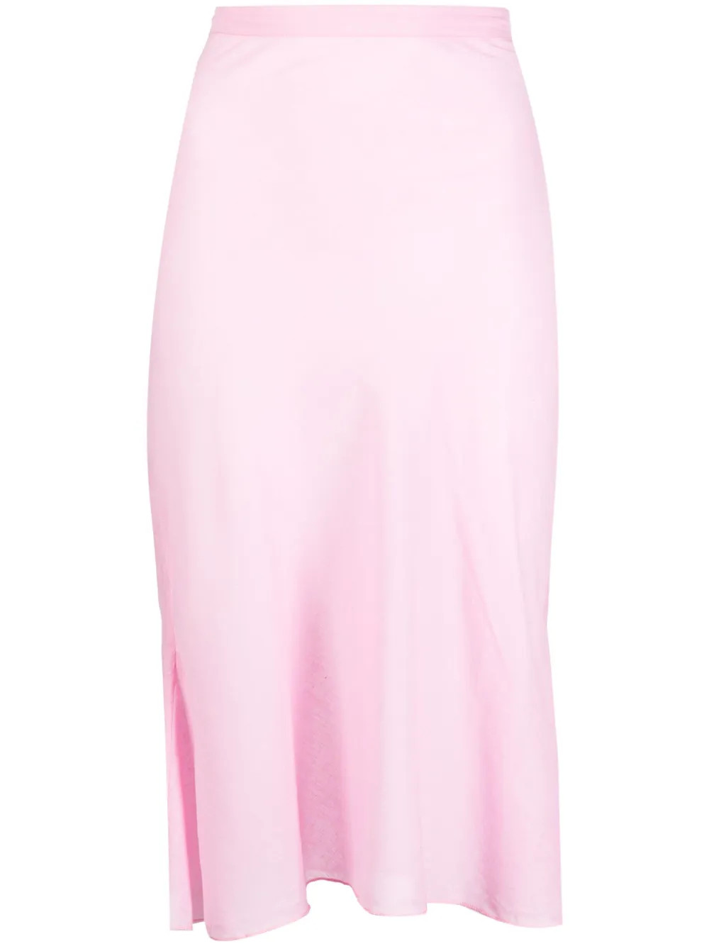 Gimaguas flared-hem Cotton Slip Skirt - Farfetch | Farfetch Global