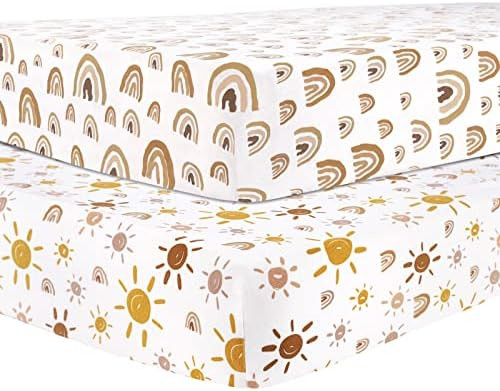 Babebay Fitted Crib Sheets for Boys and Girls, Baby Crib Sheet Neutral for Standard Crib Mattress... | Amazon (US)
