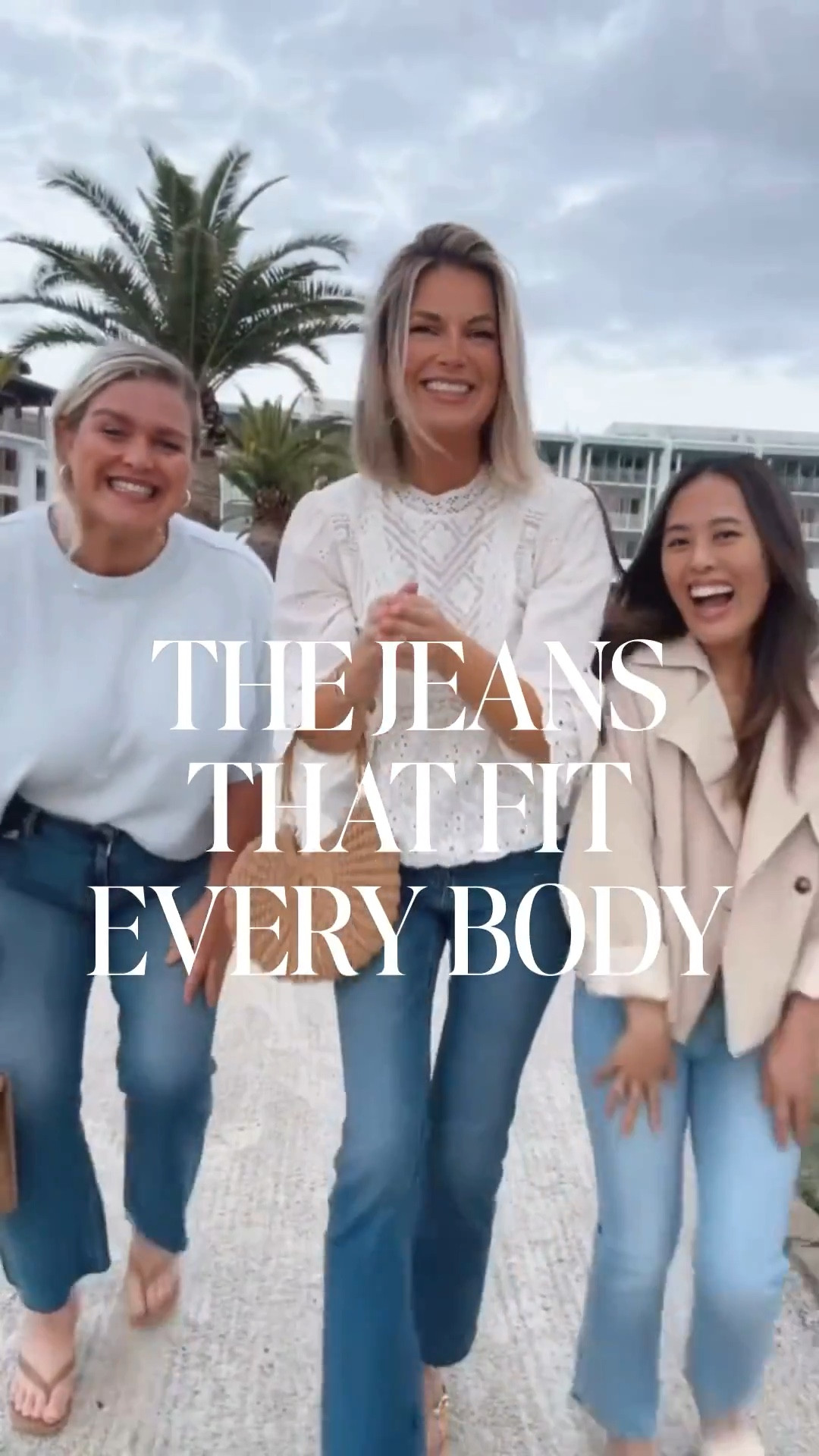 The jeans that ACTUALLY fit (almost) everyone. I am 5’11” wearing 28x30. Marissa is 5’5” in 33x26. Amanda is 5’0” in 24x26.

#LTKMidsize #LTKPetite #LTKTall