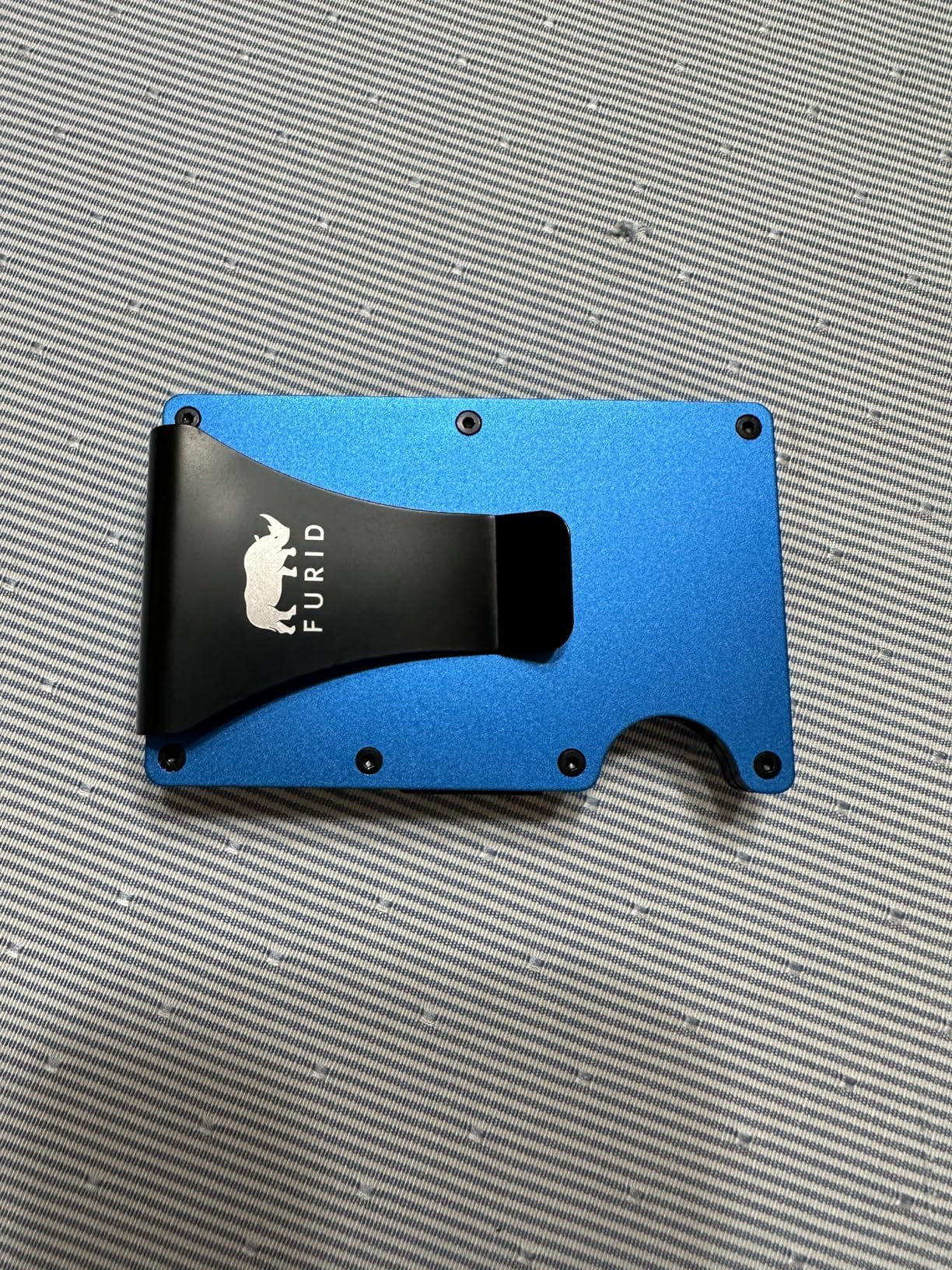 furid Airtag Wallet (No Airtag), Metal Wallet, Mens Wallet with Money Clip, Minimalist Wallet, Sl... | Amazon (US)