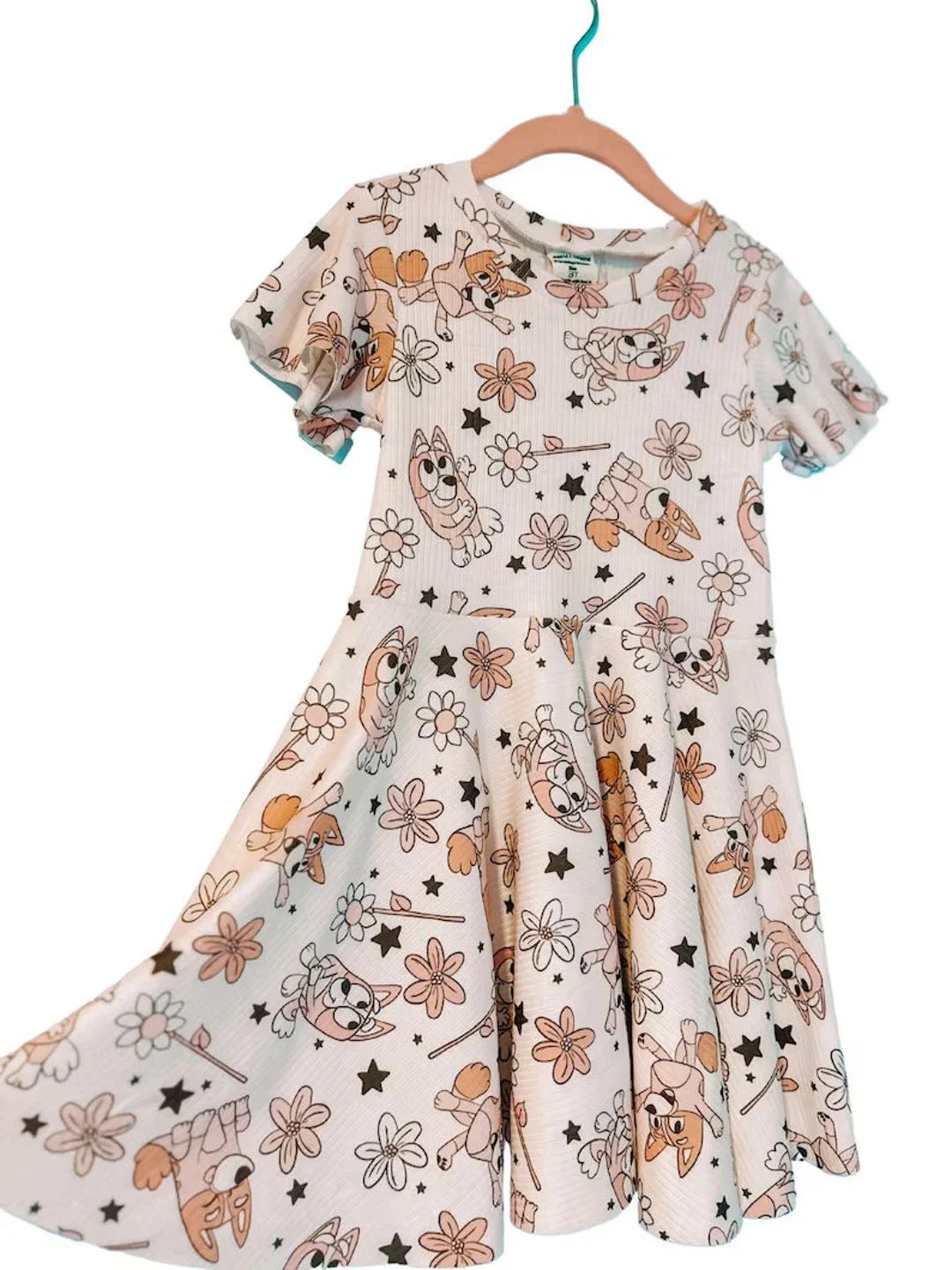 Girls Toddler Dog Dress, Birthday Party Dog Dress, Handmade, Custom Ribbed Knit Dress, Four Real ... | Etsy (US)