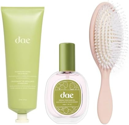 DAE Prickly Pear Hair Oil, Stargloss Treatment & Vegan Detangle + Style Brush | Amazon (US)
