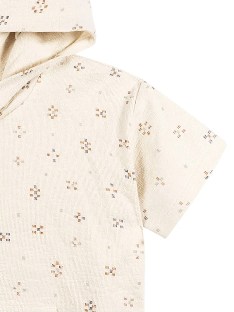 Modern Moments by Gerber Toddler Boy Hooded Top and Short Outfit Set, 2-Piece, Sizes 12 Months - ... | Walmart (US)