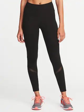 High-Rise 7/8-Length Moto Compression Leggings for Women | Old Navy US