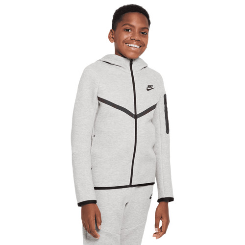 Boys Nike Nike Tech Fleece Full-Zip - Boys' Grade School Black/Grey Size M | Kids Foot Locker (US)
