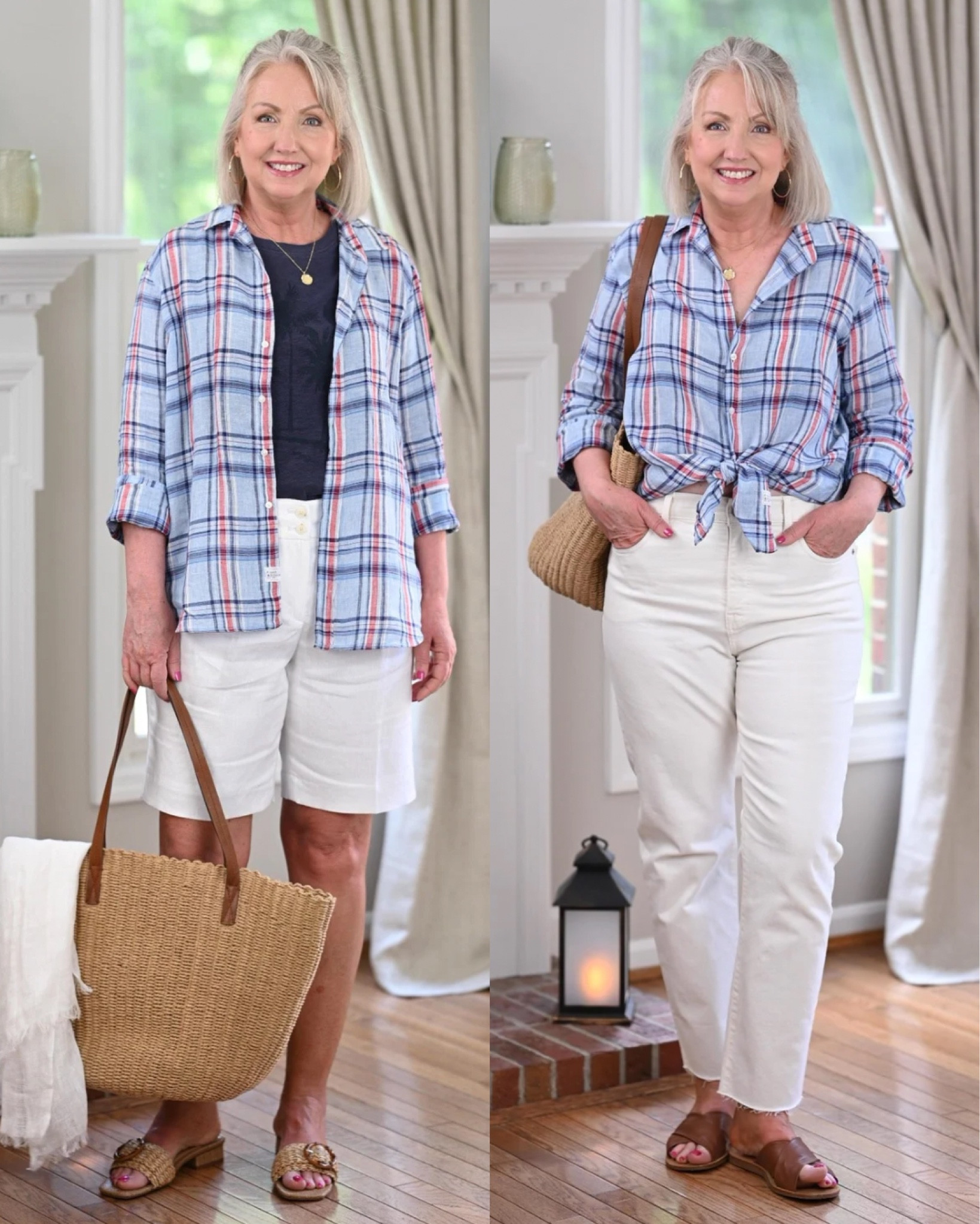 Casual coastal chic style inspiration ✨🐚💙

#LTKOver40 #LTKMidsize #LTKStyleTip