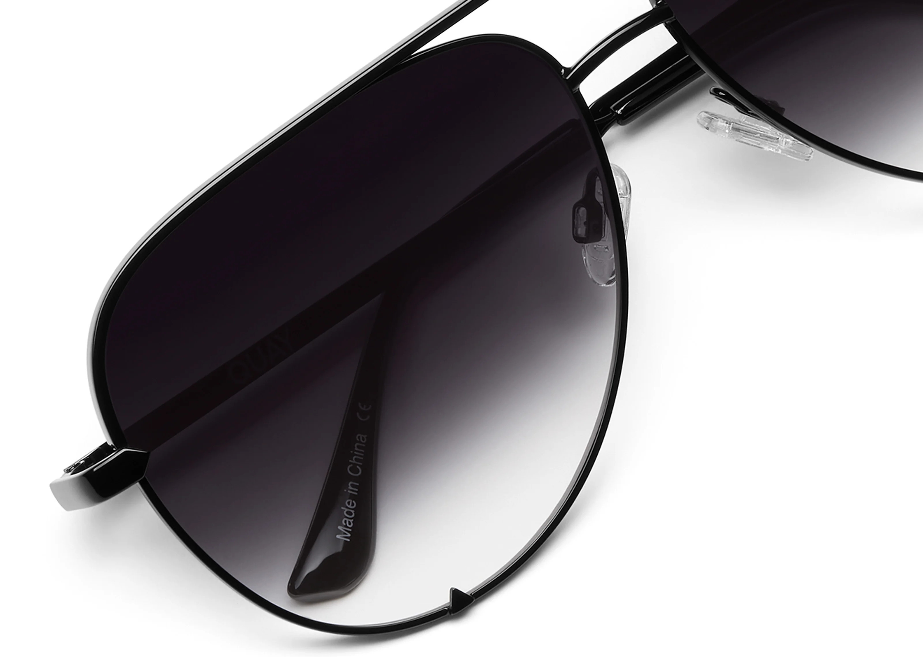 HIGH KEY EXTRA LARGE - BLACK/SMOKE POLARIZED | Quay Australia