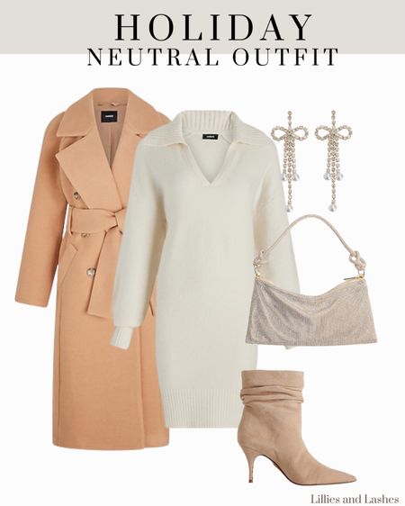 Holiday outfit idea from Express

Christmas outfit, party outfit, sweater dress, trench coat, holiday dress, holiday outfit, neutral outfit

#LTKparties #LTKSeasonal #LTKHoliday