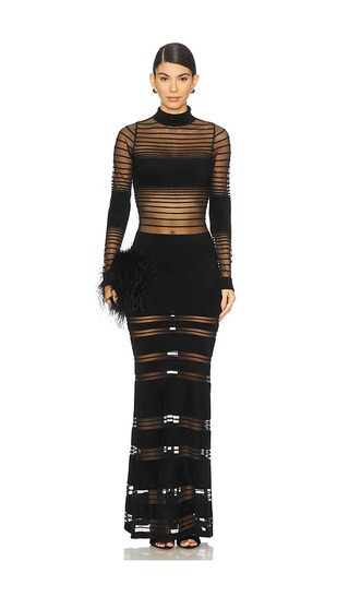 retrofete Johanne Dress in Black. - size S | Revolve Clothing (Global)