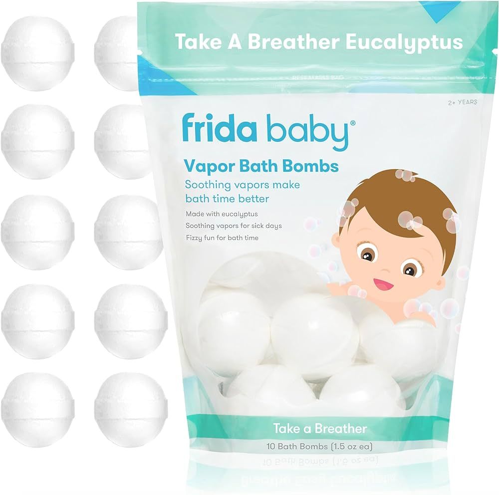 Frida Baby Natural Vapor Bath Bombs, 10 Count | Amazon (US)