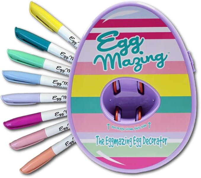 The Eggmazing Egg Decorator Easter Egg Decorator Kit - Arts and Crafts Set - Includes Egg Decorat... | Amazon (US)