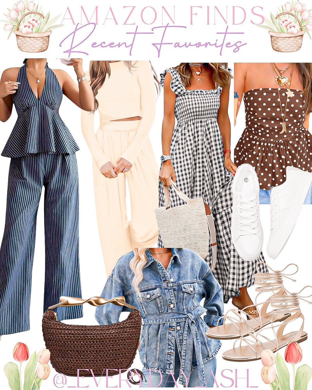 Amazon / recent favorites 💛

Two piece set, yellow set, Amazon fashion, gingham dress, polka dot shirt, jean jacket , sandals , Casual sneakers, handbag 

#LTKootd #LTKActive #LTKTravel