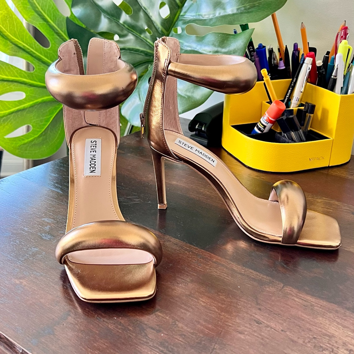 Steve Madden Partay bronze heels - True to size 

#LTKstyletip #LTKshoecrush #LTKunder100