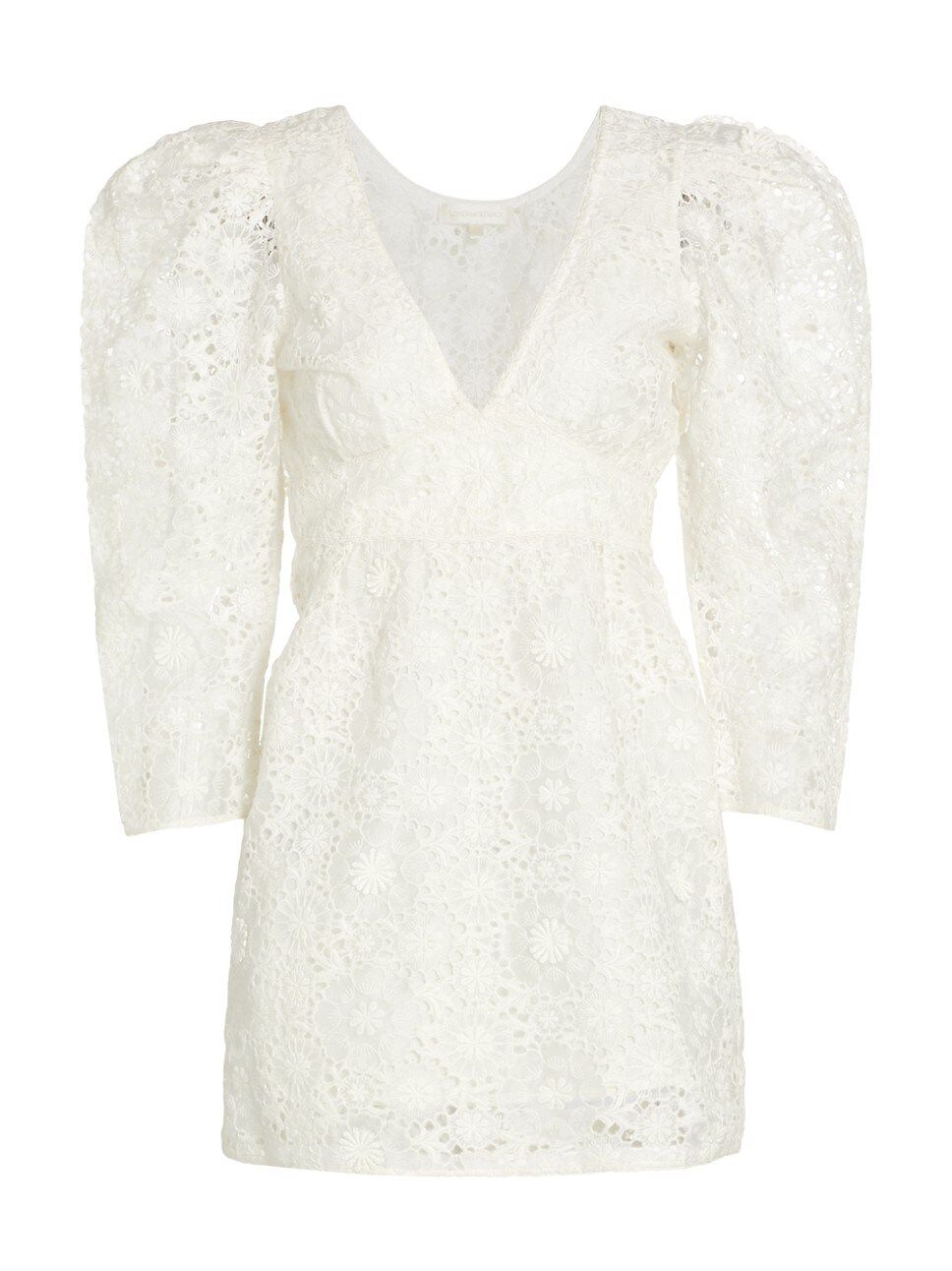 Faye Guipure Bridal Lace Minidress | Saks Fifth Avenue