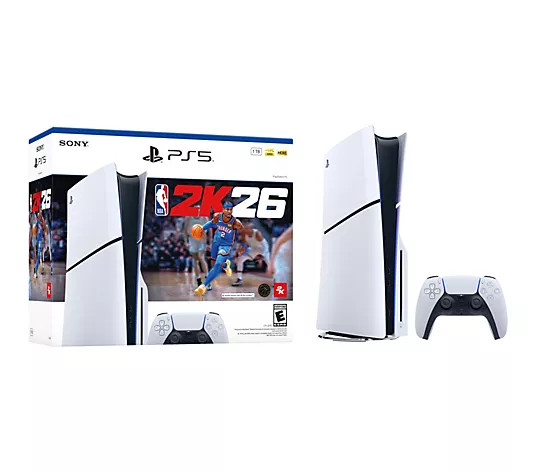 PS5 Disc Console w/ NBA2K26, Razer Headset, andVoucher Bundle - QVC.com | QVC