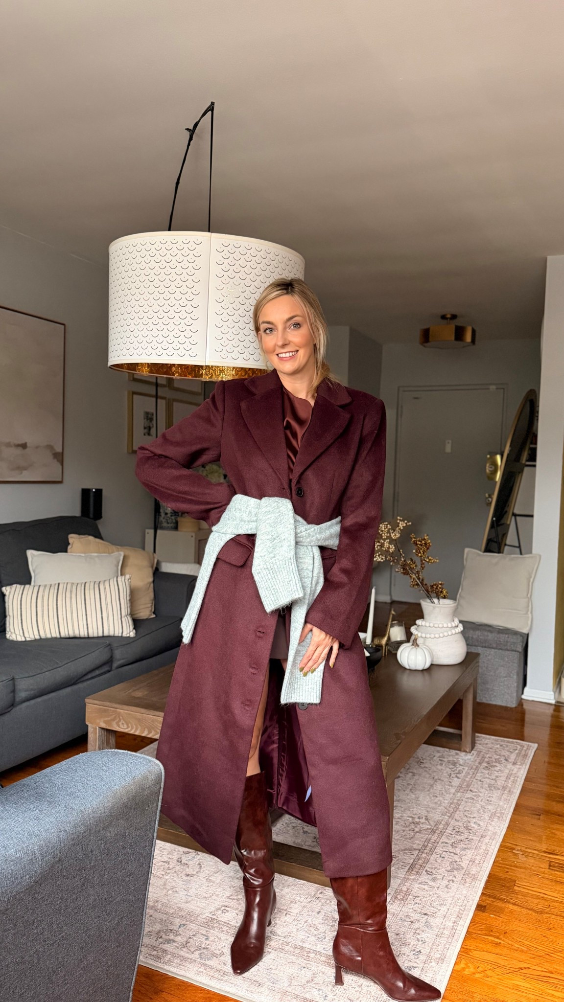 My burgundy winter coat is selling out! Perfect length & easy color to blend with grey, brown and black!

Burgundy coat outfit idea, long coat, winter outfit, thanksgiving outfit

#LTKHoliday #LTKootd #LTKTall